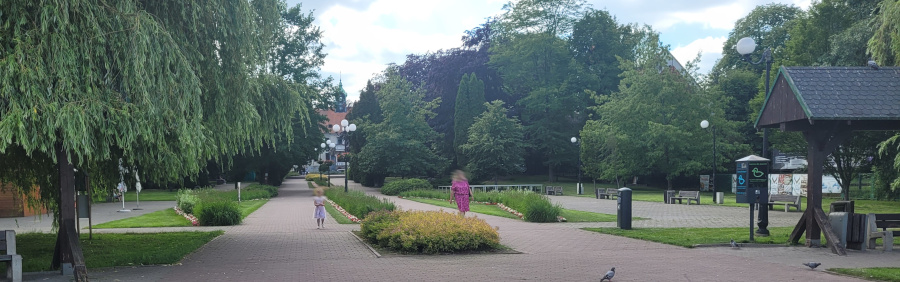 Malownicze uliczki Mrągowa